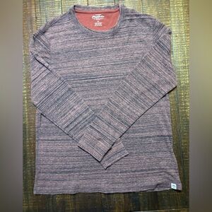 Flag&Anthem Striped Long Sleeve Men’s WaffleWeave BaseLayer Cotton BlendShirt XL